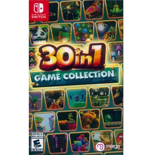 【 as 電玩】 ns switch 30 合 1 遊戲合集 30 in 1 game collection 英文版