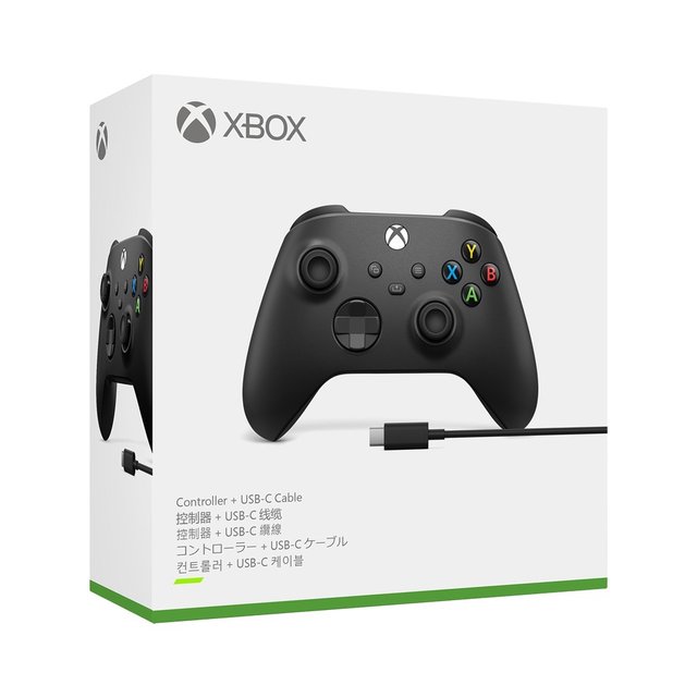 【AS電玩】現貨 台灣公司貨 微軟 Xbox 無線控制器 xbox 手把 磨砂黑手把+USB纜線