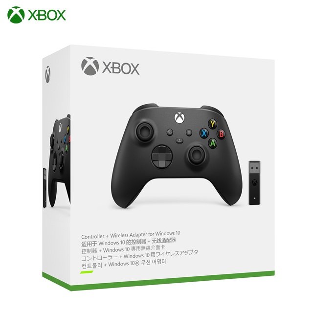 【AS電玩】現貨 台灣公司貨 微軟 Xbox 無線控制器 xbox 手把 磨砂黑手把+無線轉接器