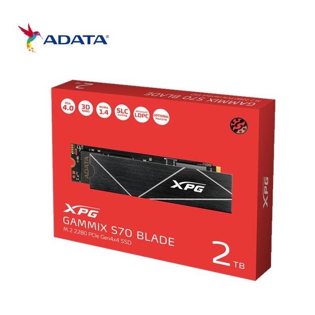 【AS電玩】PS5 擴充適用 ADATA威剛 XPG GAMMIX S70 BLADE SSD固態硬碟 1TB 2TB(4780元)