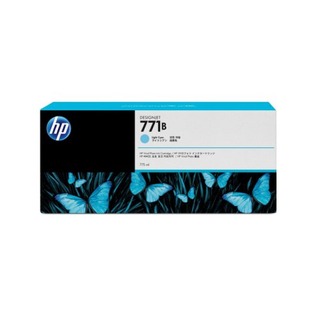 HP No.771B 775毫升 原廠淺綻藍色墨水匣 (B6Y04A) 適用 HP DesignJet Z6200/Z6610/Z6810