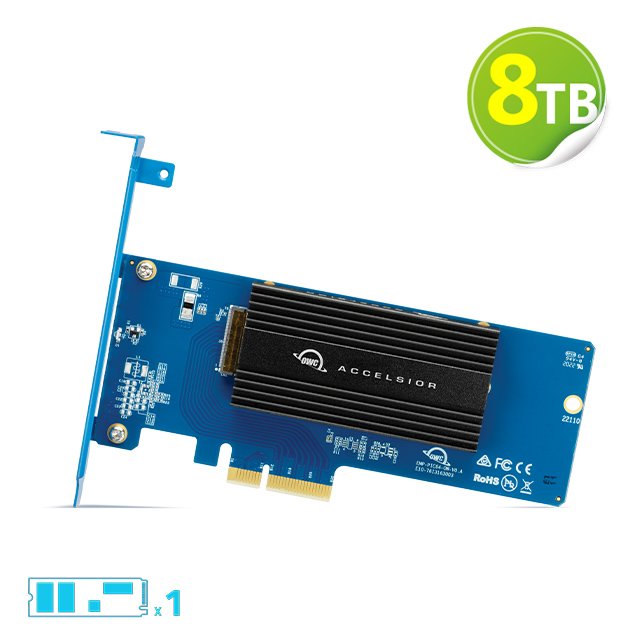 8TB SSD OWC Accelsior 1M2 PCIe NVMe SSD