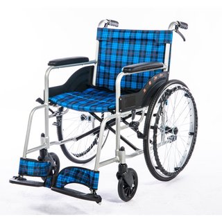 均佳機械式輪椅 鋁合金 固定扶手 中輪 jw 100