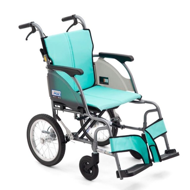 三大均機械式輪椅-日本MIKI 鋁合金輪椅CRT-2超輕系列(小輪)