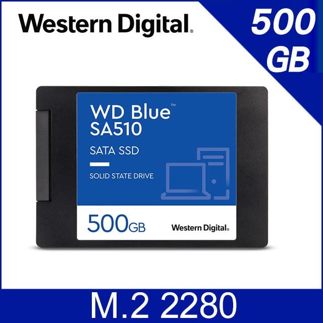 【hd數位3c】WD Blue SA510 500GB(藍標)/2.5吋/讀:560M/寫:530M/3D TLC顆粒【五年保】【下標前請先詢問 有無庫存】