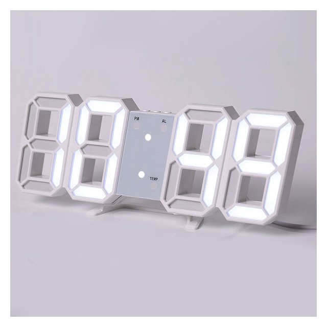 【Q禮品】A5820 3D數字時鐘 科技電子鐘 LED數字鐘 立體電子時鐘 時鐘 電子鬧鐘 掛鐘 電子鐘 數字時鐘 贈品禮品