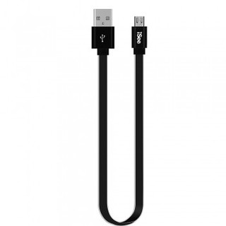 iSee Micro USB 充電/資料30公分雙色傳輸線(IS-C30) 只有[黑]