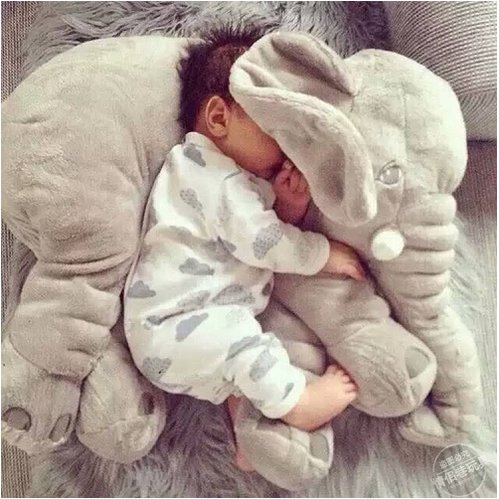【 wnc 生活】大象抱枕 絨毛娃娃 安撫枕 靠枕 嬰兒抱枕 安撫 抱枕 絨毛娃娃