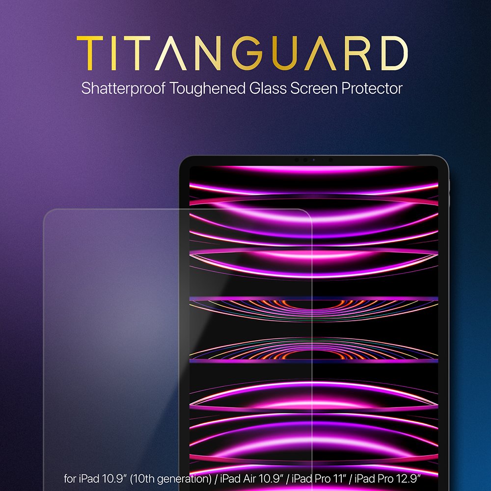 JTLEGEND iPad Pro 2022 11 吋/共用 Air 10.9 吋 鋼化玻璃保護貼-亮面