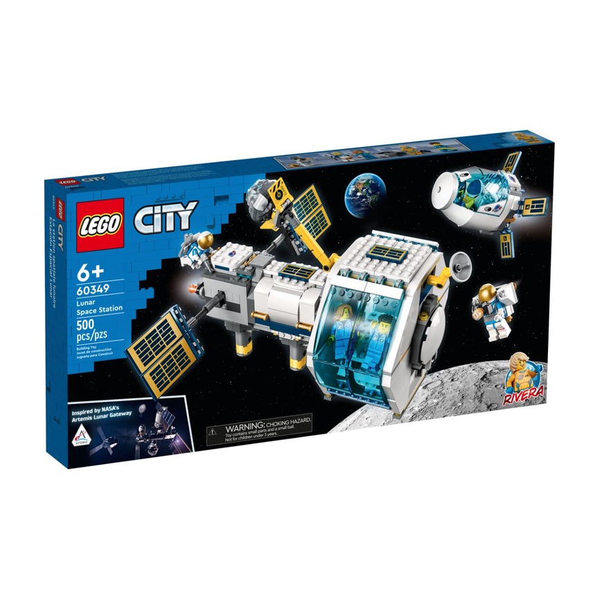 LEGO 樂高 60349 City系列 月球太空站 外盒:54*28*5.5CM 500pcs