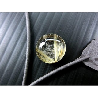 [Disk水晶][強力磁場]收藏級黃金鈦晶花水晶墜GL-30