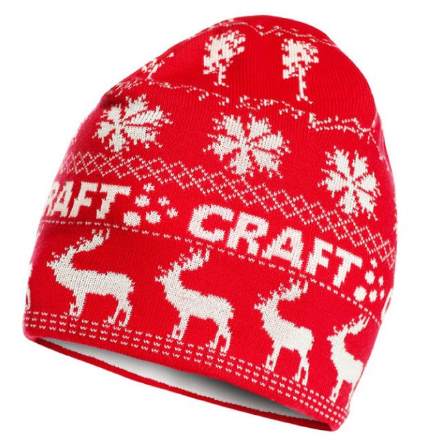 【瑞典 craft 】 inge hat 英奇帽 彈性透氣保暖針織羊毛帽 毛線帽 內裏汗帶刷毛 30 % wool 1900370 2422 紅色