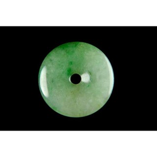 [Disk水晶][富貴平安]老坑冰飄陽綠翡翠古錢平安扣(直徑32mmx6mm重11.5克)AW-29