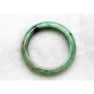 [Disk水晶][富貴圓滿]老坑冰種帶陽綠-翡翠手鐲(福鐲)BP-30