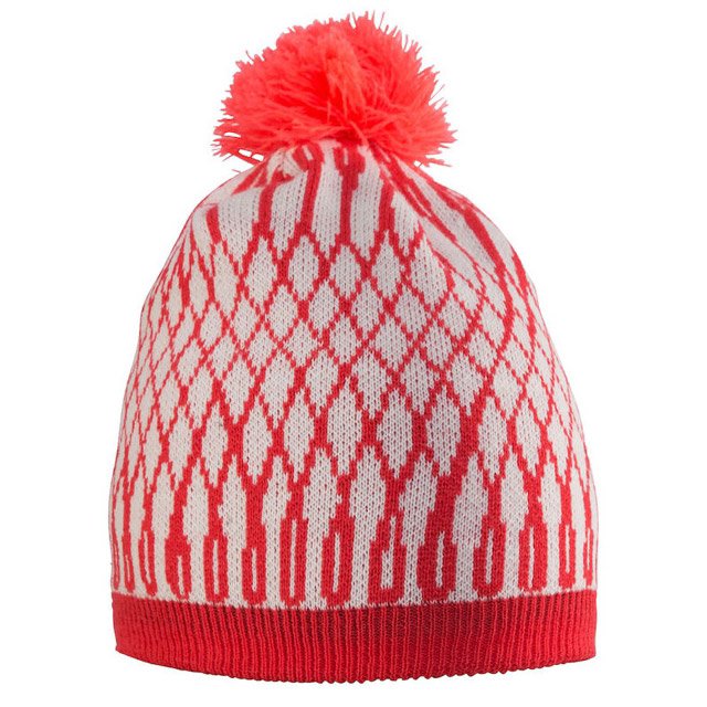 【瑞典 Craft】Snowflake Hat 雪花帽.彈性透氣保暖針織羊毛帽.毛線帽/雙層保暖結構.30% Wool/1905530-452900 紅色