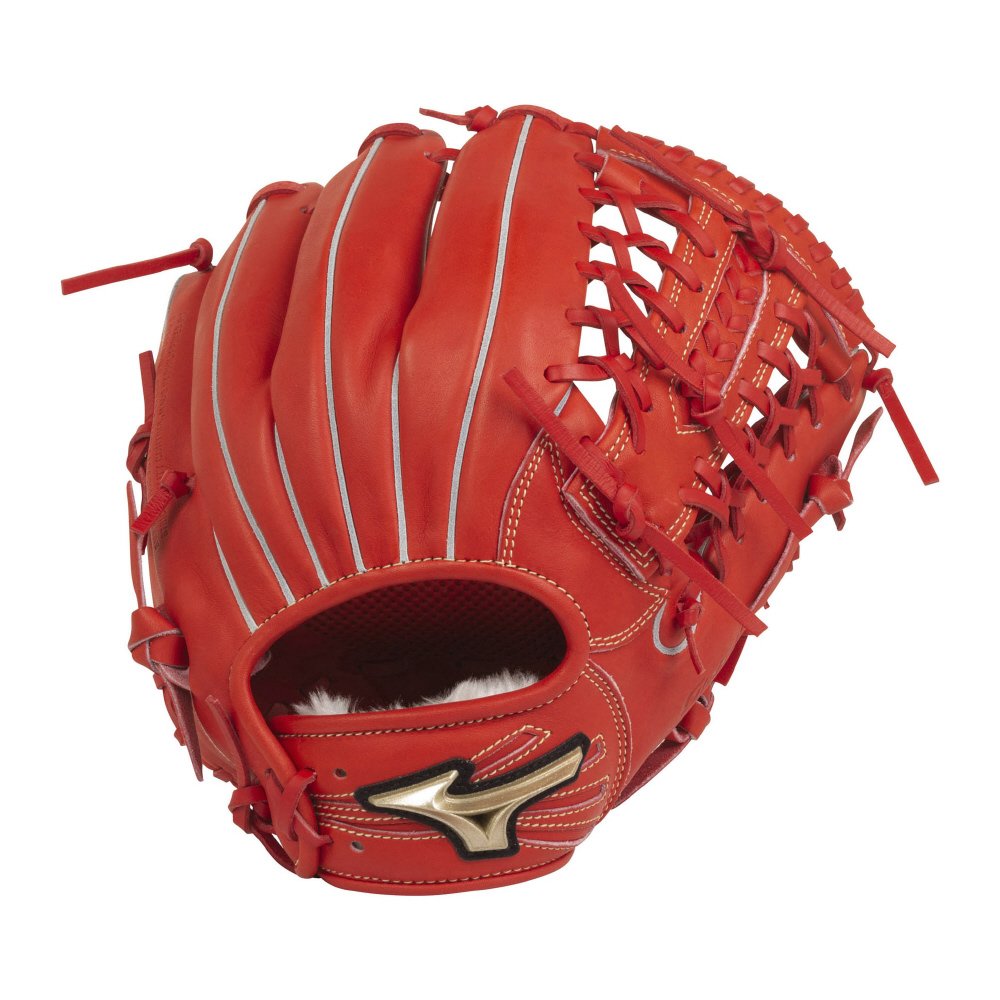 「野球魂」--特價！日本「MIZUNO」【GLOBAL ELITE RG】等級少年用軟式棒球手套（外野手，1AJGY22450，70蘿蔔紅色）for小五～小六