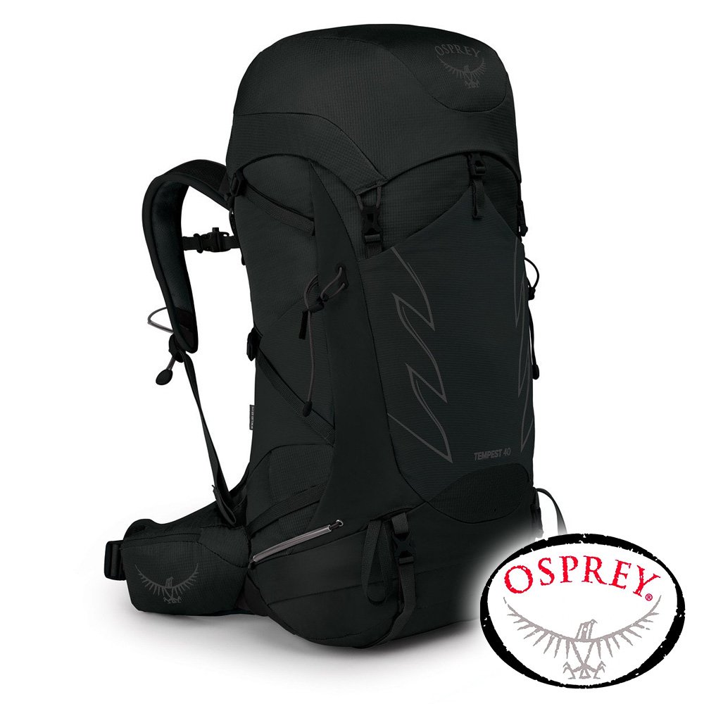 【OSPREY】Tempest 40透氣輕量登山健行背包 40L 『消光黑』M/L 10002723 戶外 登山 露營 健行 登山包 健行包 背包