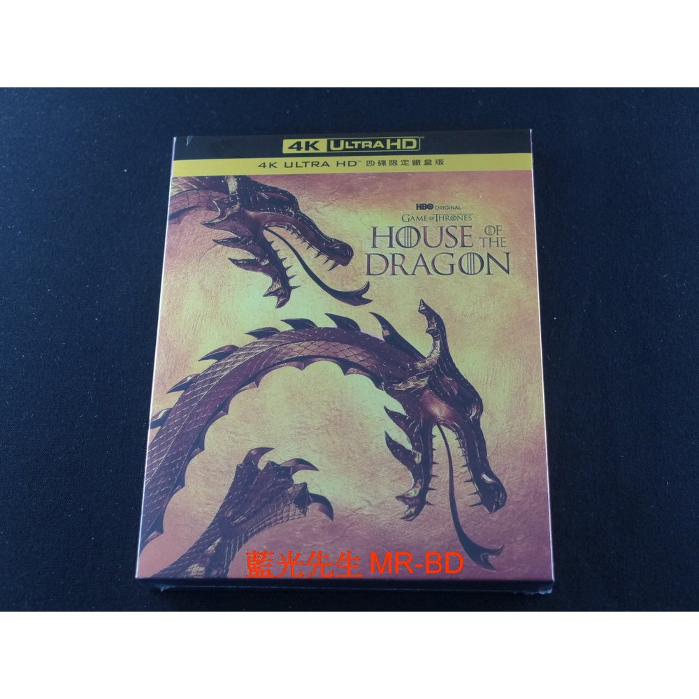 [藍光先生UHD] 龍族前傳 : 第一季 UHD 四碟鐵盒版 House of the Dragon ( 得利正版 )