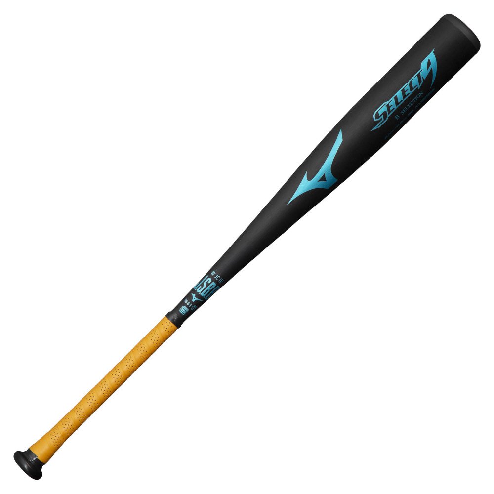 「野球魂」--日本「MIZUNO」【SELECT 9】等級「高級鋁合金」軟式棒球鋁棒（1CJMR15583，0928黑×藍色）83公分，680公克，中打型設計