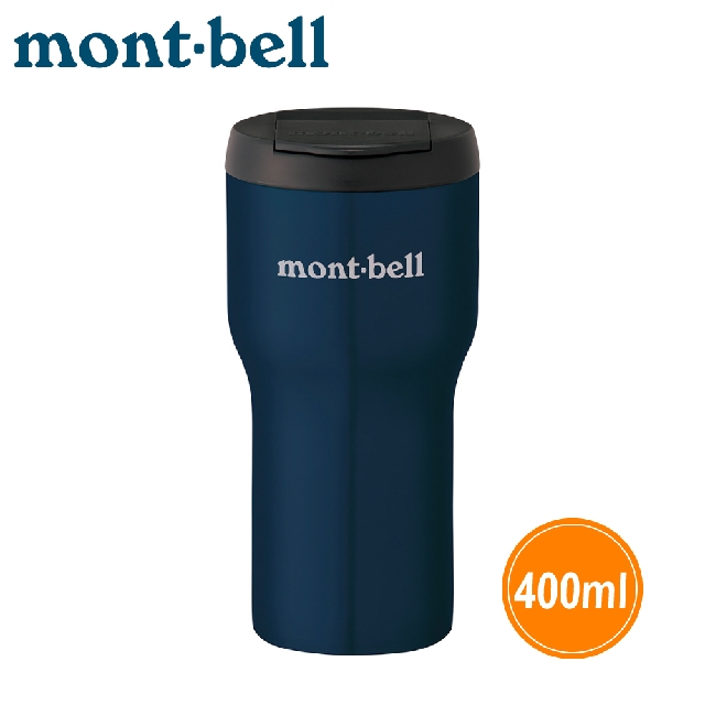 【Mont-Bell 日本 不銹鋼保溫杯 400ml《海軍藍》】1124774/登山/露營/隨身杯/咖啡杯