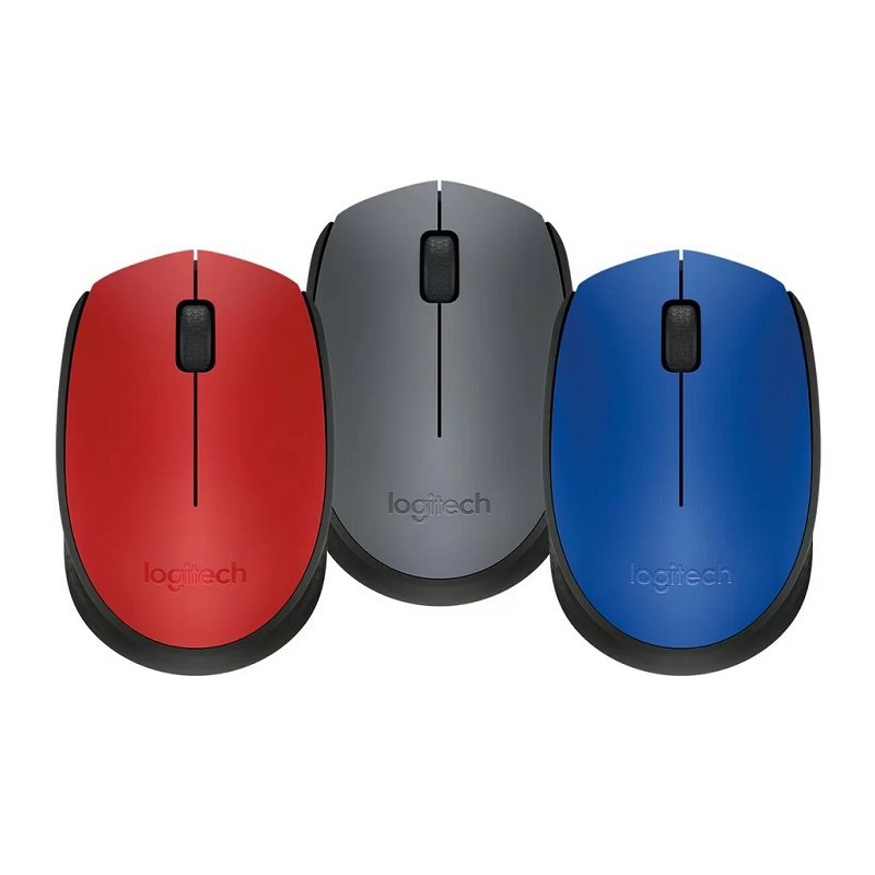 米特3C數位–Logitech 羅技 M171 無線滑鼠/灰黑/藍/紅