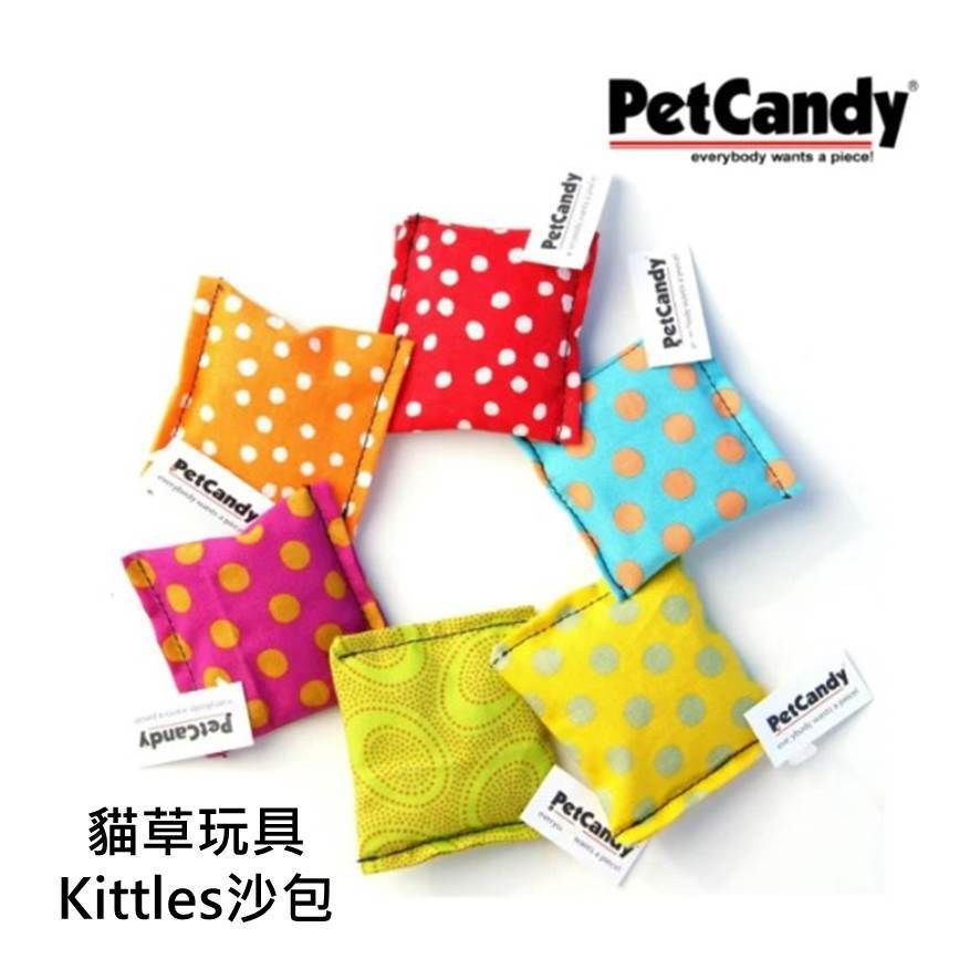 美國PetCandy 貓草玩具 Kittles沙包 耐磨 貓玩具 隨機出貨不挑款