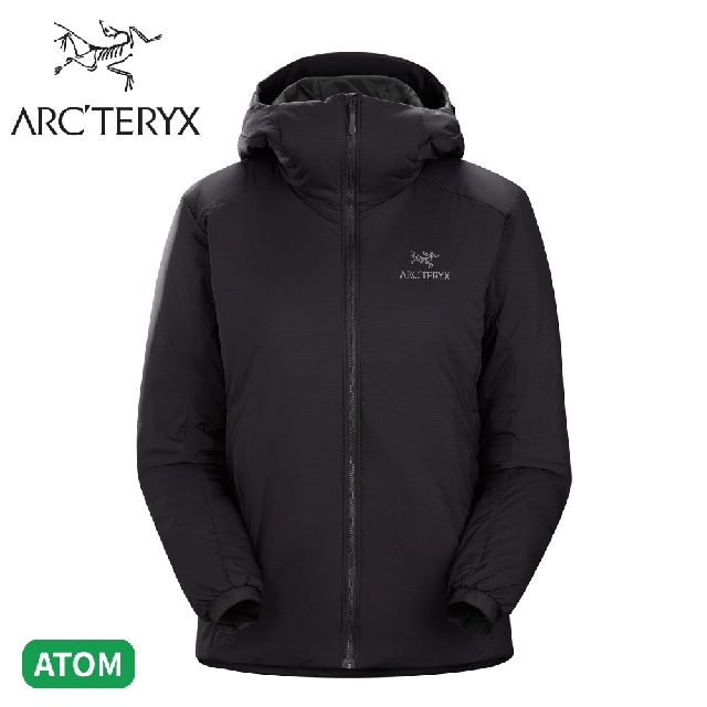 【ARC''TERYX 始祖鳥 女 Atom化纖外套《黑》】30090/保暖外套/連帽外套
