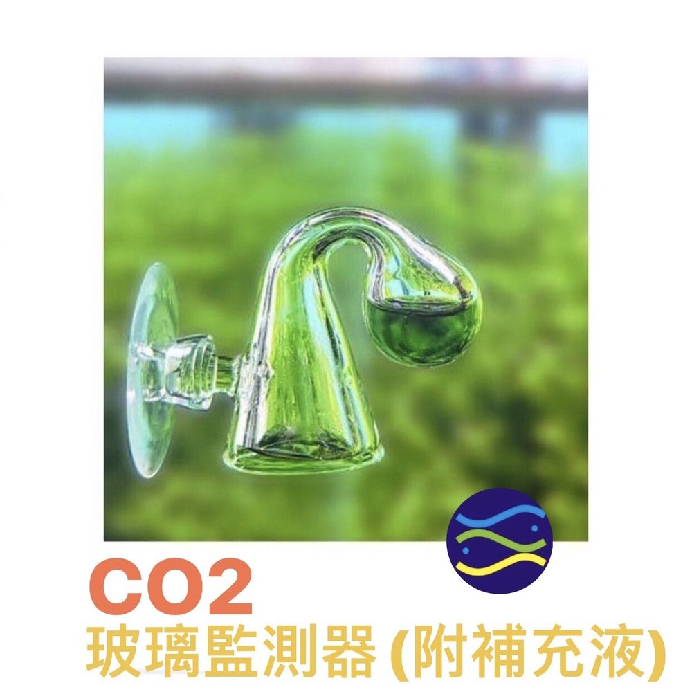 微笑的魚水族☆音符造型 玻璃監測器(附補充液) CO2長期監測器 二氧化碳