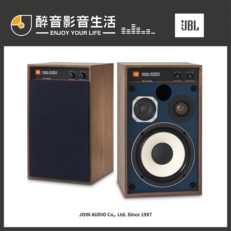 【醉音影音生活】美國 JBL 4312M II 監聽級書架喇叭.台灣公司貨