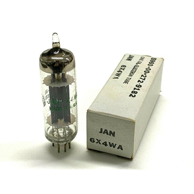 早期 GE JAN - 6X4WA / 6X4 真空管 NIB 1顆1標