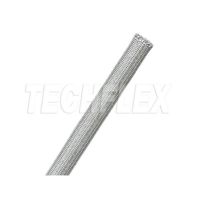 美國Techflex NMN0.31SV 銀色 柔軟 尼龍布料材質 100%覆蓋 無擴張性 線材套管(110元)