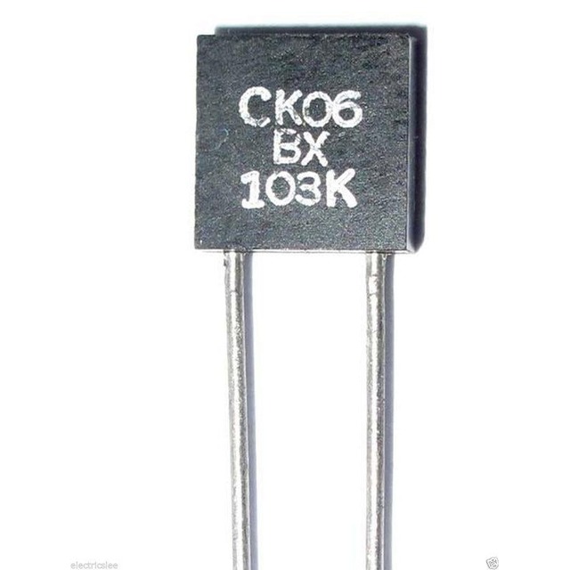 CDE 0.01uF 200V 腳距:5mm CK06BX103K 軍規陶瓷電容(18元)