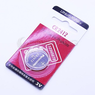 京港電子【220302000012】國際牌 Panasonic 鈕扣電池 CR2412 3V 紅卡