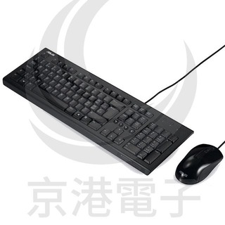 京港電子【310201030010】ASUS 華碩 U2000 USB 有線鍵盤滑鼠組