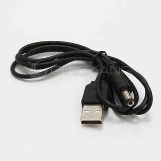 京港電子【320602010000】DC5.5*2.1mm USB轉直流電源線 約80cm