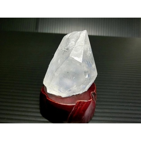 [Disk水晶][特殊收藏]天然藍線石(藍髮晶)水晶晶柱KH-36 (41x32x27mm重48g 送底座 )