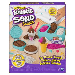 【 kinetic sand 】瑞典動力沙冰淇淋甜心遊玩組