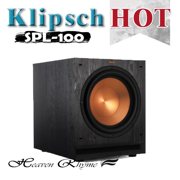 台中【天韻音響】美國 Klipsch 古力奇 SPL-100 超重低音喇叭 (支) 全新公司貨