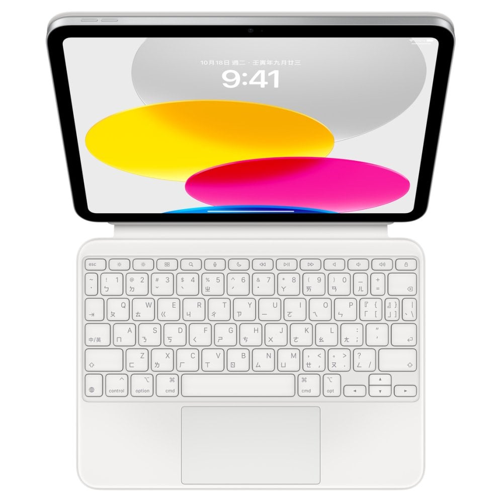 Apple ipad (第10代) MQDP3TA/A 巧控鍵盤雙面夾 - 中文 (注音) _ 台灣公司貨