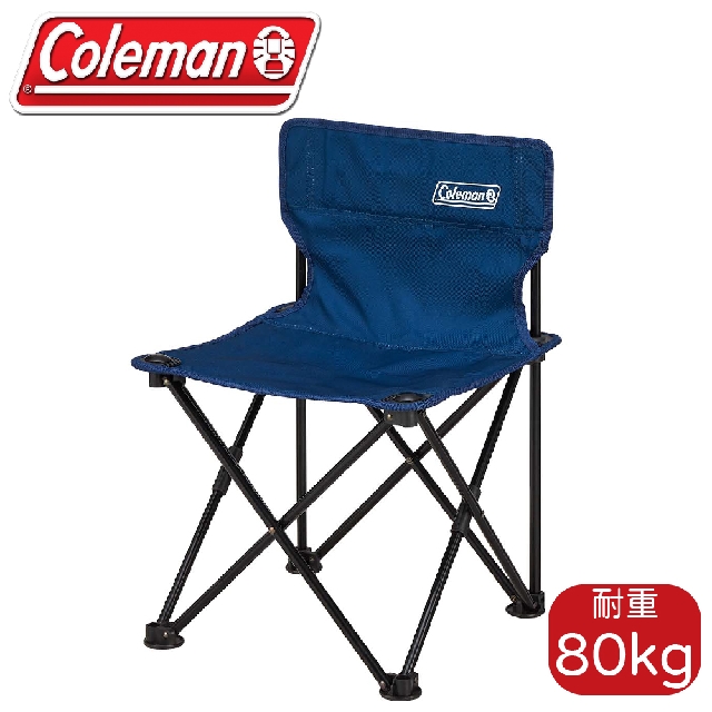 【Coleman 美國 吸震摺椅《海軍藍》】CM-38835/休閒椅/導演椅/折合椅/露營椅/童軍椅