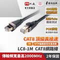 PX大通 LC8-1M CAT8頂級真‧極速網路線 1m