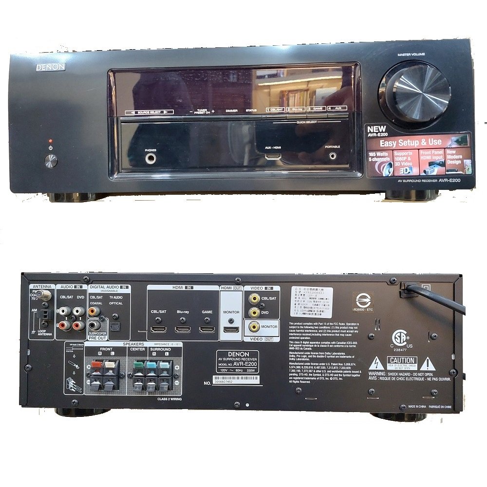 超值抬面展示機DENON AVRE200劇院5.1擴大機要買要快 PChome 商店街