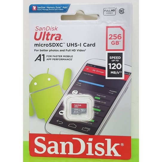 記憶卡 SanDisk 256G microSDXC 256GB class10 TF UHS-1 A1