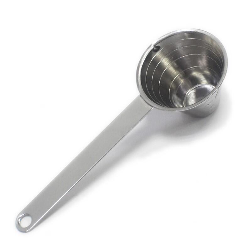 【GN240】不銹鋼計量匙 25835 日本製 長柄量勺 刻度量杯 附柄小量杯 計量匙 量匙 量勺