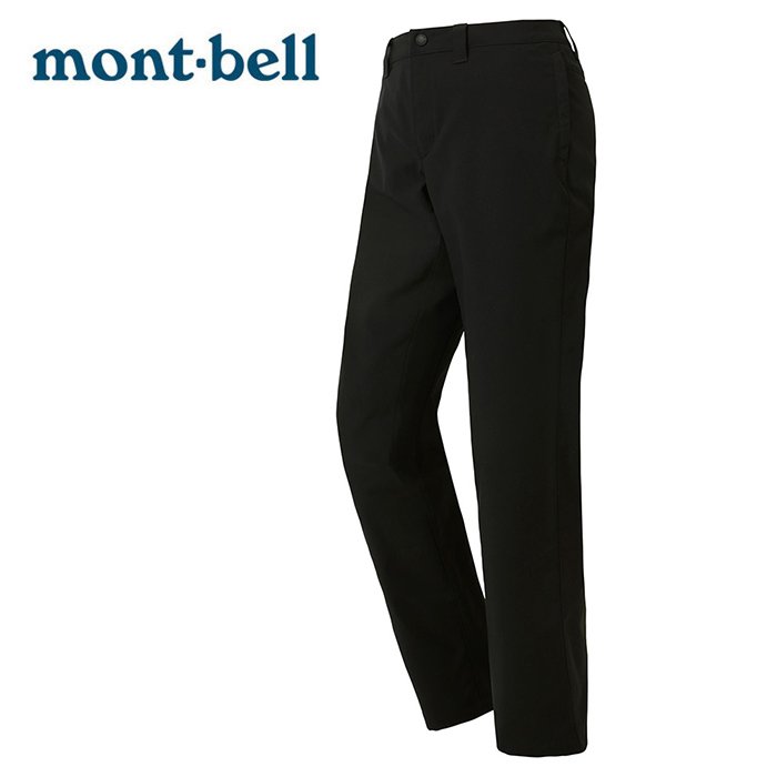 【Mont-bell 日本】O.D. Pants Belt Loop W's 彈性長褲 女 炭黑 (1105676)