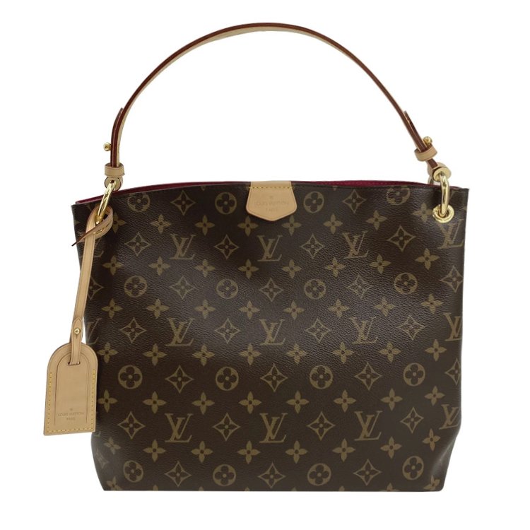 Louis Vuitton LV M43700 GRACEFUL PM 經典花紋大容量肩背包現金價