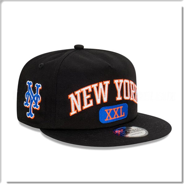 【ANGEL NEW ERA】NEW ERA MLB 紐約 大都會 平沿 卡車帽 經典黑 9FIFTY 棒球帽 潮流