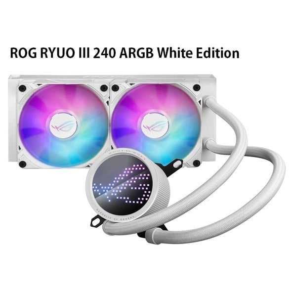 米特3C數位–ASUS 華碩 ROG RYUO III 240 ARGB White Edition 白龍王三代/90RC00J2-M0TAY0