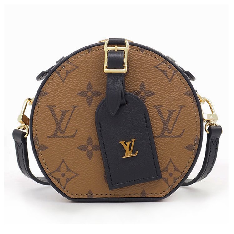 Louis Vuitton LV M68276 MINI BOÎTE CHAPEAU 經典印花迷你兩用圓餅包現金價$69,000