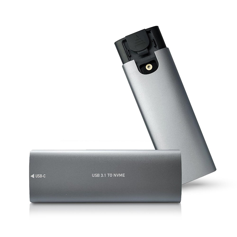 M.2 NVME SSD 固態硬碟外接盒(USB 3.1 Type-C) 快速簡易拆裝 免工具